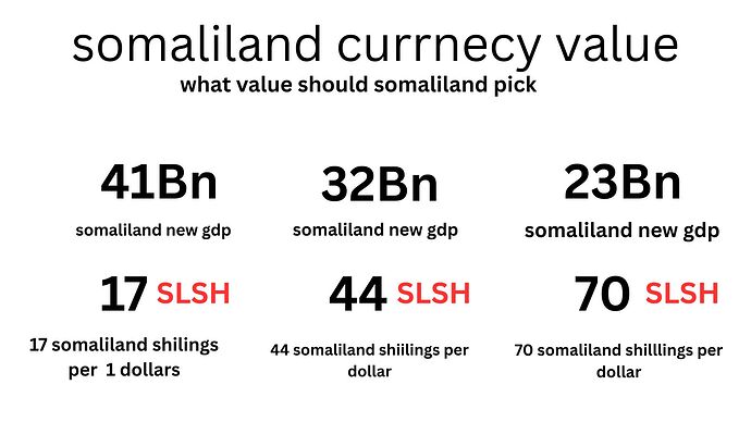 somaliland currnecy value
