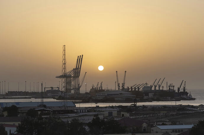 Berbera port, a commercial hub of Somaliland.
