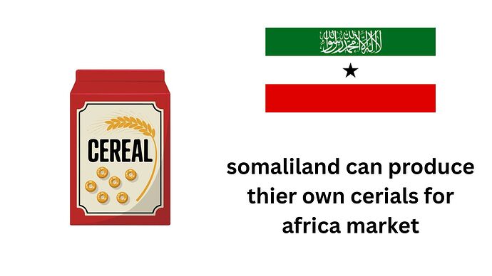 somaliland can produce thier cerials for africa market